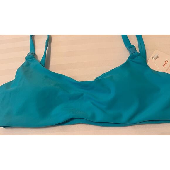 ANDIE SWIM - The Riviera Top - Size S - Aqua - NWT - Picture 3 of 6